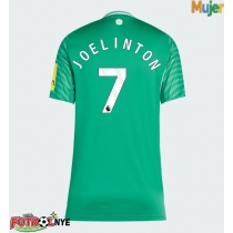 Camiseta Newcastle United Joelinton #7 Visitante Equipación para mujer 2025-26 manga corta